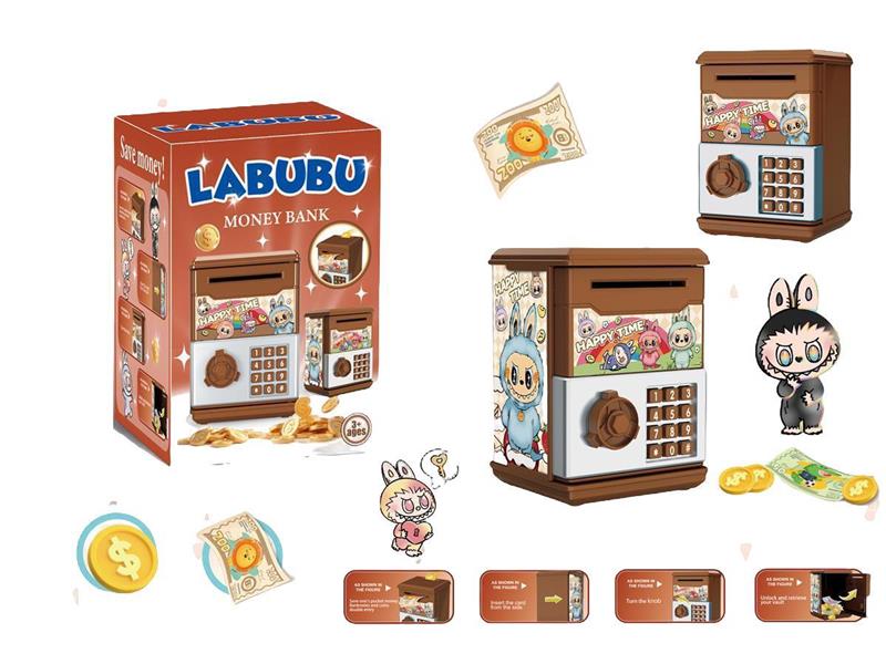 拉布布四方存钱罐